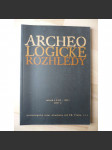 Archeologické rozhledy. Ročník LXIII. 2011. Sešit 2 [archeologie] - náhled