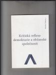Kritická reflexe demokracia a občanské společnosti - náhled