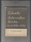 Záhady duševního života ve světle vědy - náhled