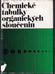 Chemické tabulky organických sloučenin (veľký formát) - náhled