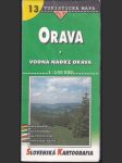 Orava vodná nádrž Orava mapa - náhled