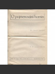 O pojmenování hornin - náhled