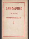 Zahradník  / písně milostné / - náhled