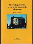 85. výročie polonistiky na Univerzite Komenského - náhled
