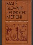 Malý slovník jednotek měření - náhled
