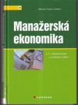 Manažerská ekonomika druhé. aktualizované...  - náhled