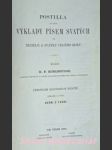 Postilla to jest výklady písem svatých na neděle a svátky celého roku - kohlbrügge hermann friedrich - náhled