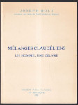 Mélanges claudéliens un homme - náhled