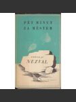 Pět minut za městem (poezie, obálka František Muzika) - náhled