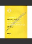 Zprávy Čs. společnosti entomologické, 4/1985 - náhled