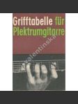Grifftabelle für Plektrumgitarre - náhled