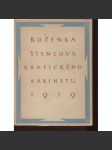 Ročenka Štencova grafického kabinetu, 1919 [Z obsahu: Tvorba nakladatelství Štenc - knižní úprava, typografie, ilustrace, krásná kniha] - náhled