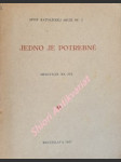 Jedno je potrebné - meditácie na júl - náhled
