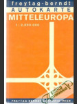 Autokarte Mitteleuropa - náhled