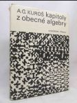 Kapitoly z obecné algebry - náhled