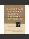 Sborník prací filosofické fakulty Brněnské university, roč. XXII./1973 (Sborník prací - dějiny umění) - náhled