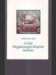 Az Egri Főegyházmegyei Kőnyvtár tőrténete - náhled