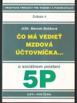 Čo má vedieť mzdová účtovníčka ...zv.4 - náhled