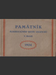 Památník manifestačního sjezdu legionářů v praze 1924 - náhled