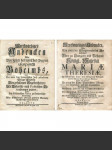 Merckwürdiges Andencken, sv. 1-2 [1743-1744; válka o dědictví rakouské; Praha; Marie Terezie; okupace Prahy] - náhled