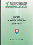 Report on Water management - náhled