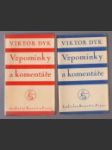 Vzpomínky a komentáře I., II. - náhled