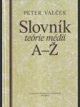 Slovník teórie médií A-Ž - náhled