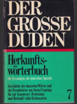 Der grosse Duden herkunfts wőrterbuch - náhled