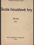 Škola  houslové  hry - díl prvý -sešit 2 - náhled