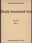Škola  houslové  hry - díl prvý -sešit 4 - náhled