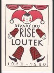 Divadélko  říše  loutek  1920 -1980 - náhled
