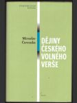 Dějiny českého volného verše červenka miroslav - náhled