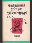Ein kurzweilig Lesen von Till Eulenspiegel (malý formát) - náhled