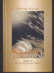 Pro homine. Prehľad sociálnej náuky cirkvi - náhled
