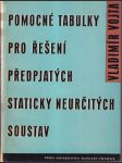 Pomocné tabulky pro řešení předpjatých staticky neurčitých soustav - náhled