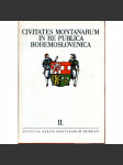Horní města v Československu II. [znaky měst - Příbram, Nový Knín, Jílové u Prahy, Bruntál, Bečov, Nejdek, Hora sv. Kateřiny, Kašparské hory, Smolník, Jelšava, Banská Bystrica, Handlová, Horní Slavkov] Civitates montanarum in re publica Bohemoslovenica - náhled