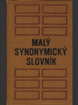 Malý synonymický slovník - náhled