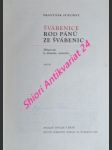 Švábenice rod pánů ze švábenic - příspěvek k dějinám městečka - pokorný františek - náhled