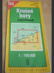 Krušné hory - východ 1 : 100 000 - náhled