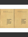 Prameny české moderní kultury I. a II. (2 svazky) - náhled