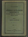 Učebnice katolického náboženství část I. - náhled