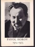 Pavol Horov 1914-1975 - náhled