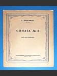 Prokofiev / noty : Klavír : Sonáta č.3 , Op.28 - náhled