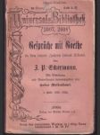 Gesspräche mit Goethe (malý formát) - náhled