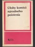 Úlohy komisií národného poistenia - náhled