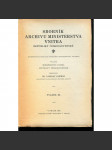 Sborník archivu Ministerstva vnitra Republiky československé, sv. III./1930 - náhled