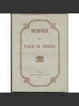 Memorie della Valle di Strona [1863/1977; reprint; Itálie; Piemont; Alpy; historie] - náhled
