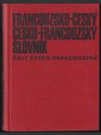 Francouzsko-český česko-francouzský slovník část česko- francouzská - náhled