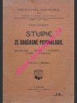 Studie ze současné psychologie ( baudelaire - renan - flaubert - taine - stendhal ) - bourget paul - náhled