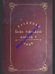 Kalendář čechů vídeňských na rok 1896 - náhled